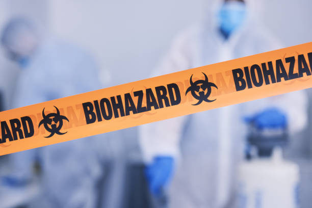 Professional Biohazard technician working in Farmville, NC